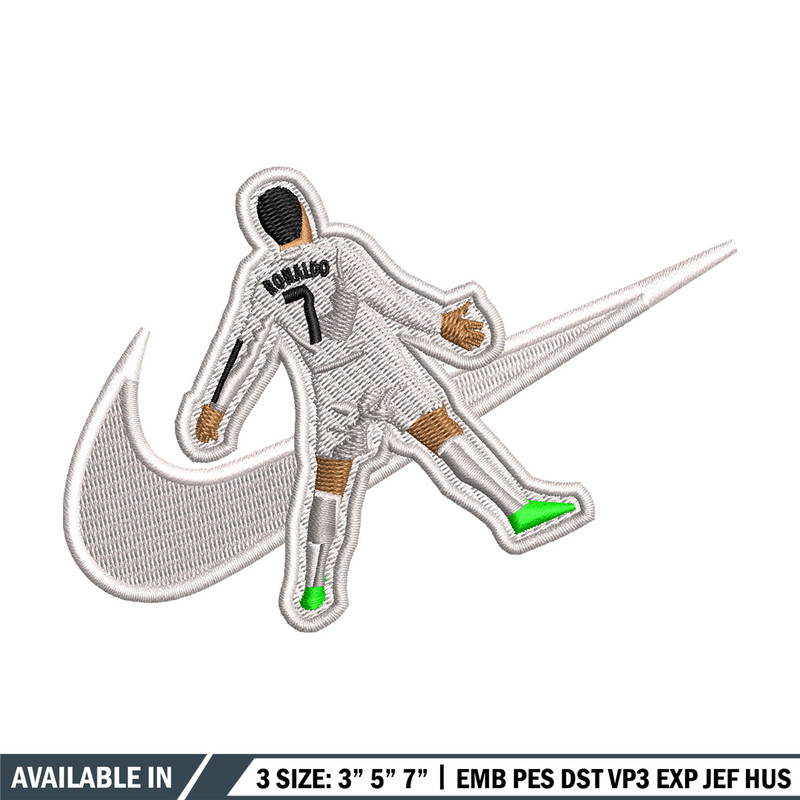 Nike ronaldo embroidery design, Ronaldo embroidery, Nike design, Embroidery shirt, Embroidery file, Digital download.jpg