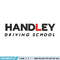 Handley Driving school logo embroidery design, logo embroidery, Embroidery file, logo design, Instant download.jpg