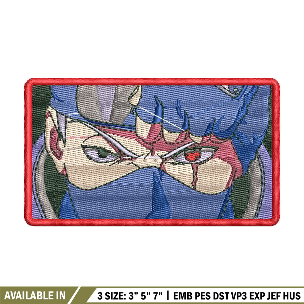 Kakashi eyes box embroidery design, Naruto embroidery, Anime design, Embroidery shirt,Embroidery file,Digital download.jpg