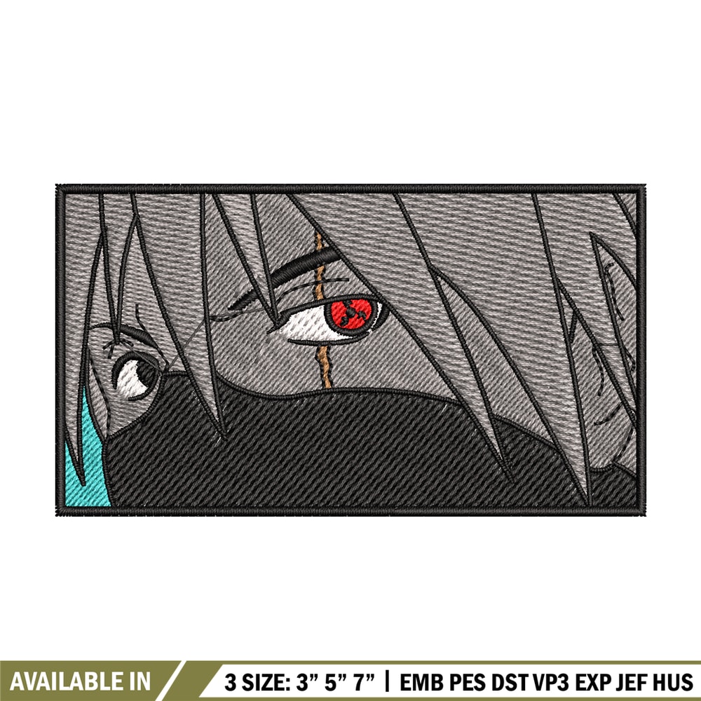 kakashi eyes embroidery design, Naruto embroidery, embroidery file, anime design, anime shirt, Digital download.jpg