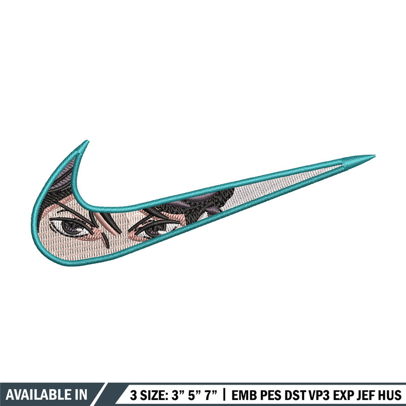Nike x anime eyes embroidery design, Anime embroidery, Embroidery file,Embroidery shirt, Nike design,Digital download.jpg