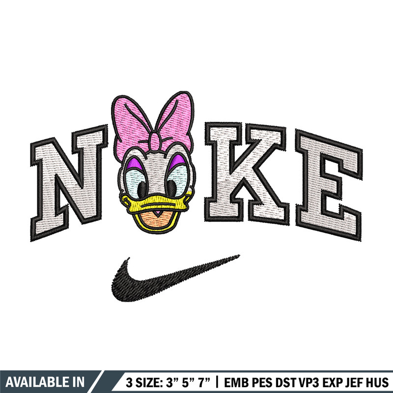Nike x daisy embroidery design, Daisy embroidery, Nike design, Embroidery shirt, Embroidery file, Digital download.jpg
