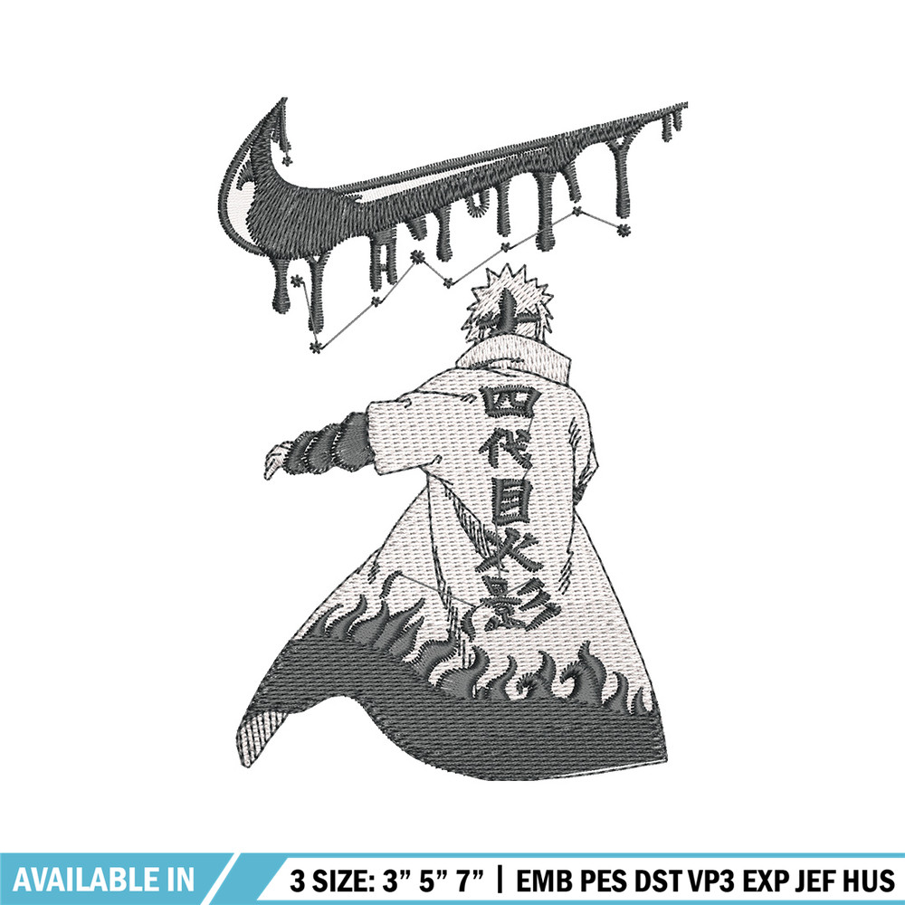 Hokage nike embroidery design, Naruto embroidery, Embroidery shirt, Embroidery file, Anime design, Digital download.jpg
