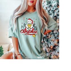 donald duck christmas shirt, merry christmas shirt, disney christmas shirt ,disney characters shirt, donald duck lover,