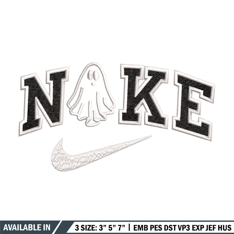 Nike x ghost embroidery design, Ghost embroidery, Nike design, Embroidery shirt, Embroidery file,Digital download.jpg