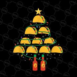 my tacos christmas tree pajama png, taco christmas png, xmas funny taco and taquito design, taco png, mexican food desig