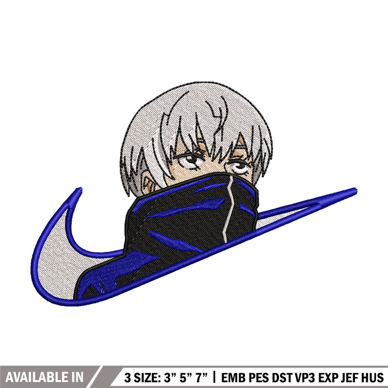 Inumaki Nike embroidery design, Jujutsu Kaisen embroidery, Nike design, anime design, anime shirt, Digital download.jpg