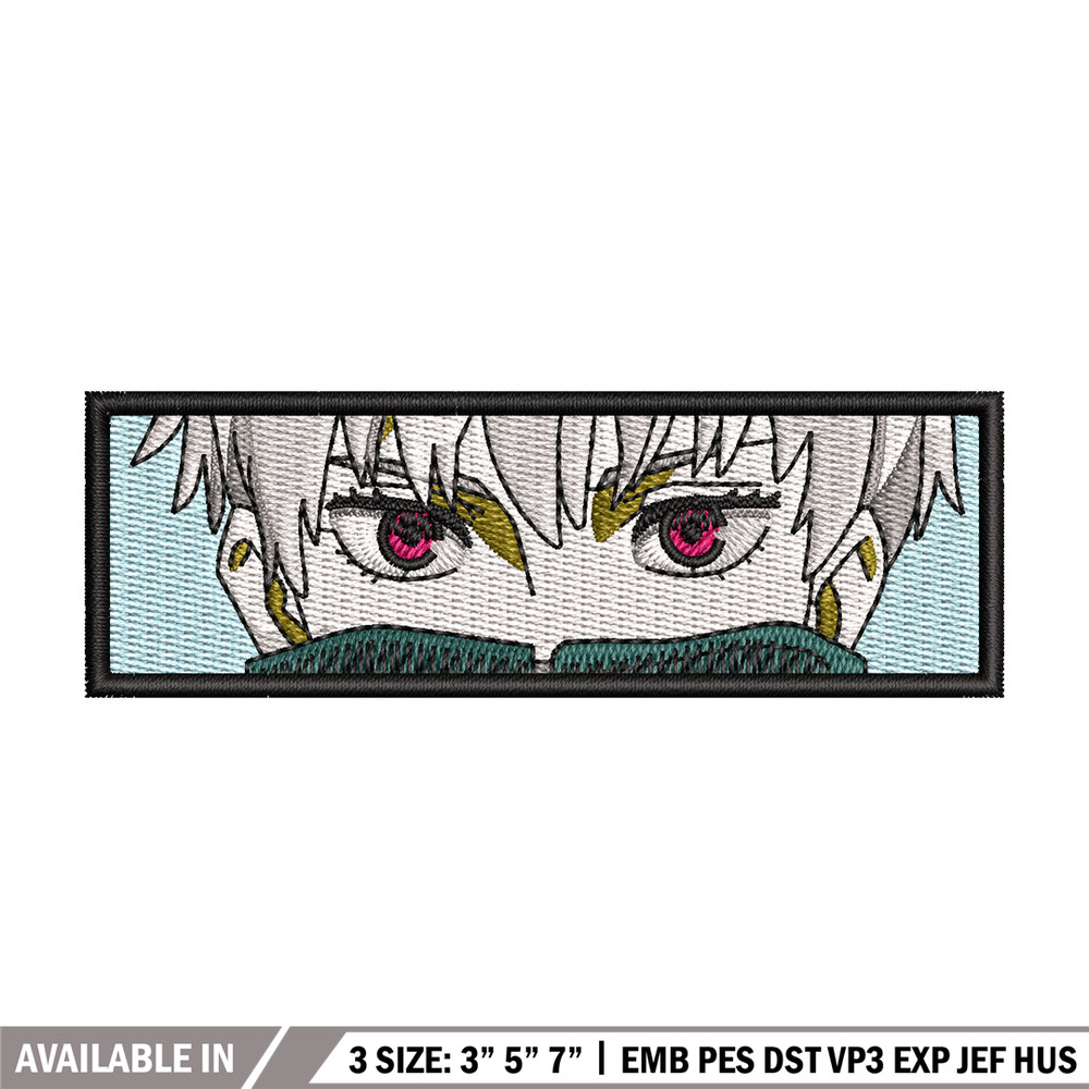 Inumaki Toge embroidery design, Jujutsu embroidery, Anime design, Embroidery shirt, Embroidery file, Digital download.jpg