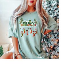 disney characters christmas shirt, christmas mickey shirt, all disney character shirt, disney christmas shirt, merry chr