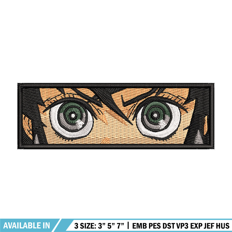 Inosuke eyes embroidery design, Inosuke embroidery, Anime design, Embroidery shirt, Embroidery file,Digital download.jpg