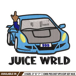 juice wrld embroidery design, car logo embroidery, embroidery file,embroidery shirt, emb design, digital download