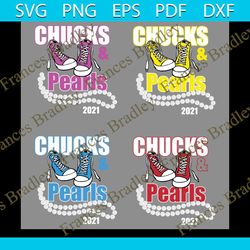 chucks and pearls 2021 svg bundle, trending svg, kamala harris svg, vp 2021 svg, madam vp svg, chucks and pearls, conver