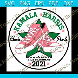 kamala harris chucks and pearls vp 2021 svg, trending svg, kamala harris svg, vp 2021 svg, madam vp svg, chucks and pear