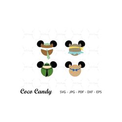 bear ear bundle svg | mouse ear svg | mouse head svg | bear svg | animals svg | cut file for cricut svg | silhouette cut