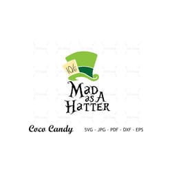 mad hatter svg | alice quote svg | alice in woderland svg | funny quote svg | tshirt design svg | cut files for cricut |