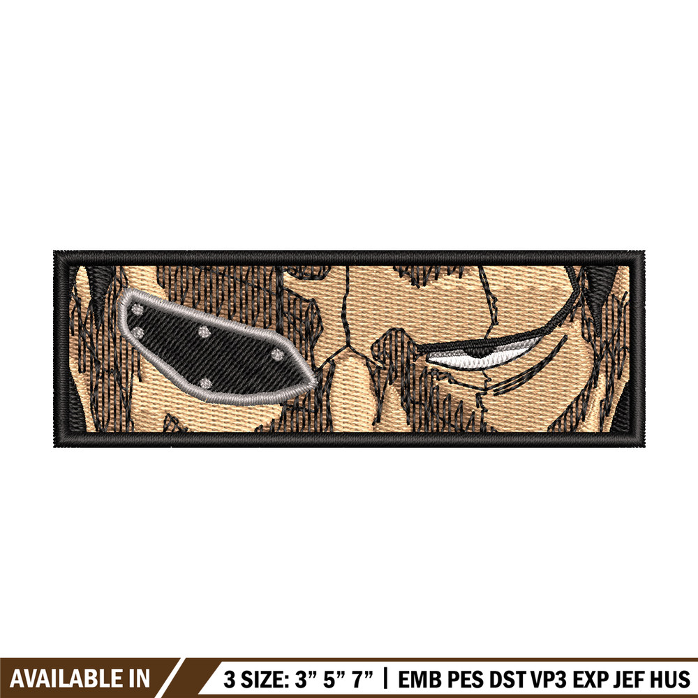 Kenpachi eyes embroidery design, Bleach embroidery, Anime design, Embroidery shirt, Embroidery file, Digital download.jpg