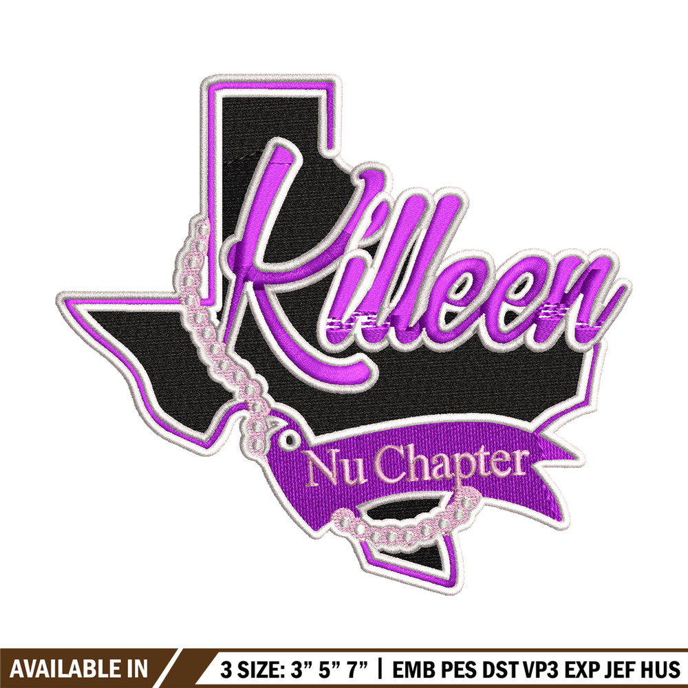 Killen nu chapter logo embroidery design, logo embroidery, logo design, logo shirt, Embroidery file, Instant download.jpg