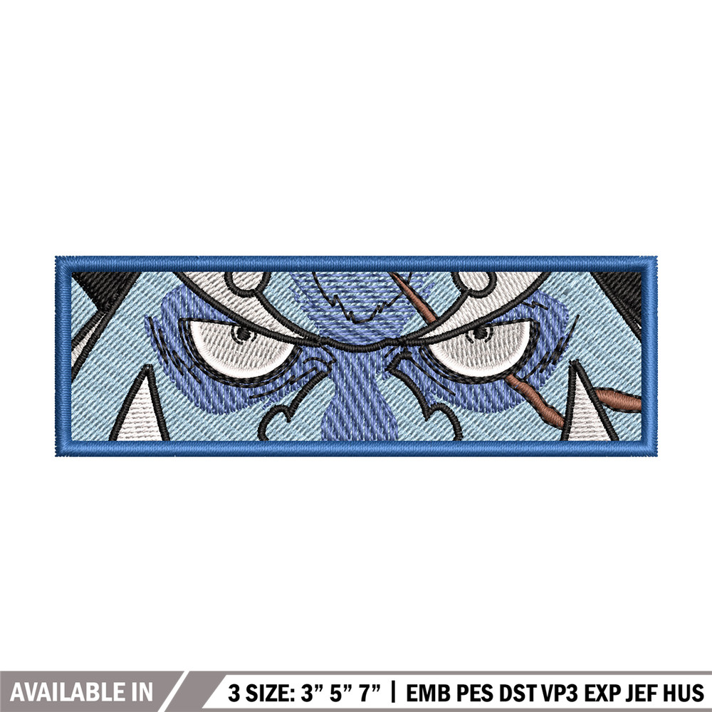 Jinbei eyes embroidery design, One piece embroidery, Anime design, Embroidery shirt, Embroidery file,Digital download.jpg