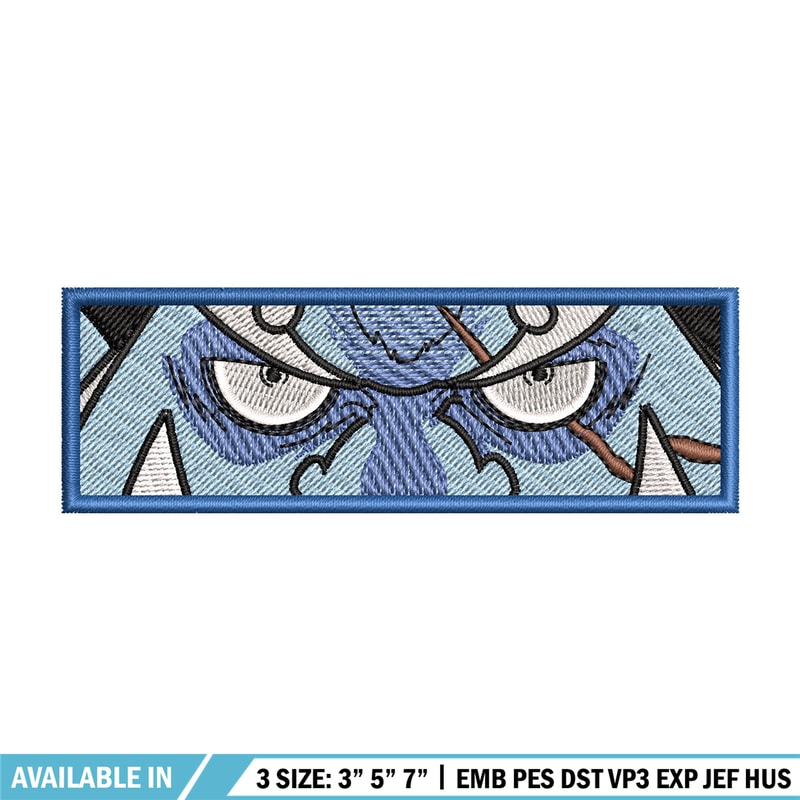 Jinbei eyes embroidery design, One piece embroidery, Anime design, Embroidery shirt, Embroidery file,Digital download.jpg