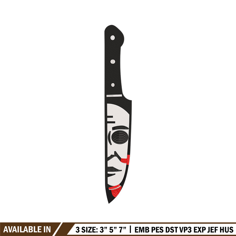 Knife horror movie embroidery design, Horror embroidery, Embroidery file,Embroidery shirt, Emb design, Digital download.jpg
