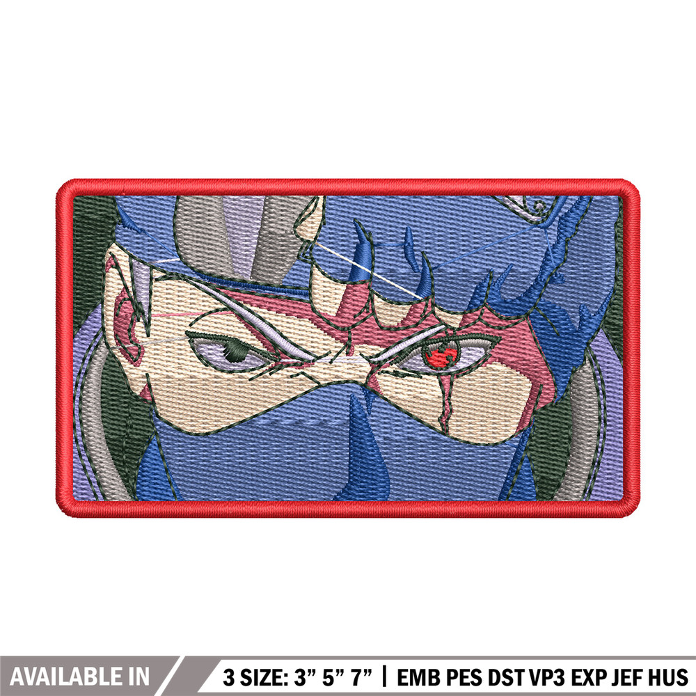 Kakashi eyes box embroidery design, Naruto embroidery, Anime design, Embroidery shirt,Embroidery file,Digital download.jpg