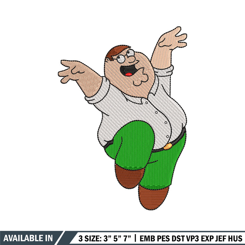 Peter funny embroidery design, Family guy embroidery, Embroidery file, Embroidery shirt, Emb design, Digital download.jpg