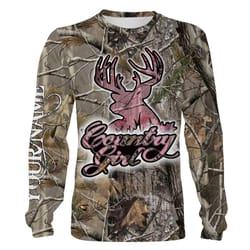 country girl deer hunting custom name 3d all over print t-shirt, sweatshirt, long sleeves, hoodie &8211 country girl clo