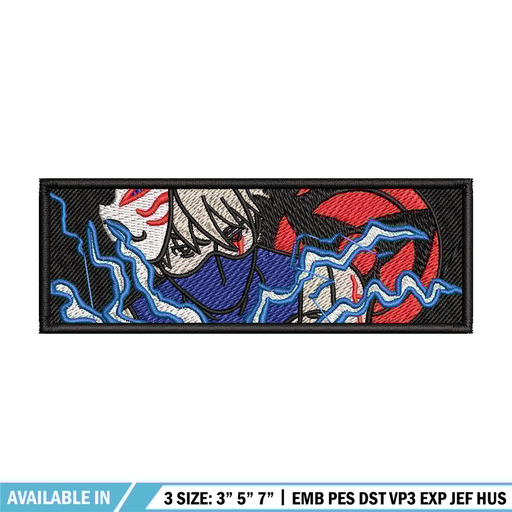Kakashi mask embroidery design, Naruto embroidery, Anime design, Embroidery shirt,Embroidery file,Digital download.jpg