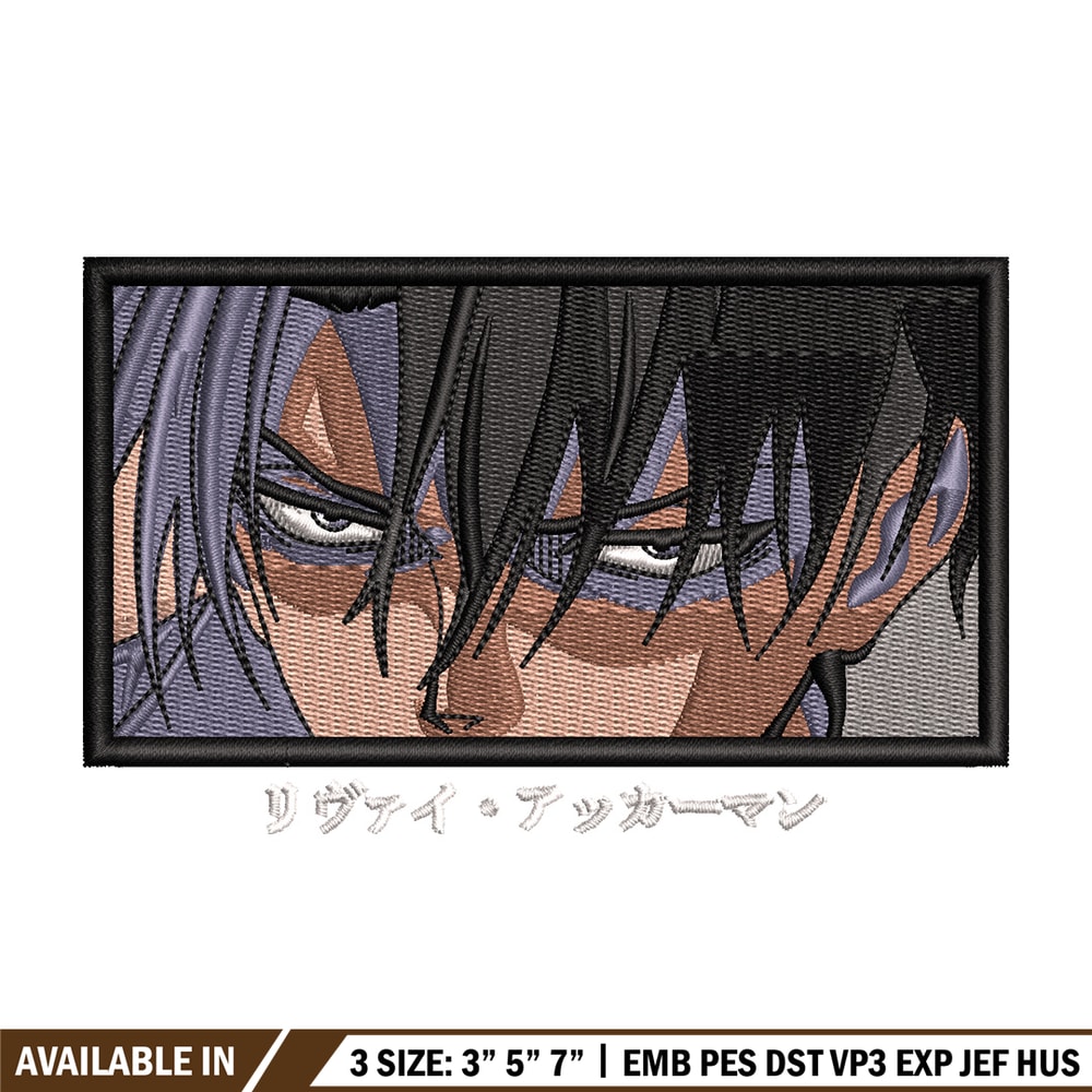 Levi eyes box embroidery design, Aot embroidery, Anime design, Embroidery shirt, Embroidery file, Digital download.jpg