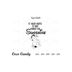 eeyore sunshine svg | eeyore quote svg | donkey svg | eeyore svg | funny svg | quote svg | cut files for cricut | sihoue