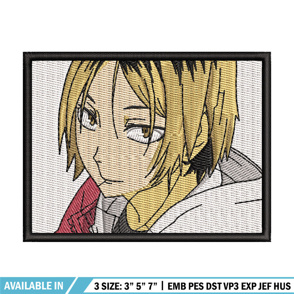 Kenma frame embroidery design, Haikyuu embroidery, Embroidery shirt, Embroidery file, Anime design, Digital download.jpg