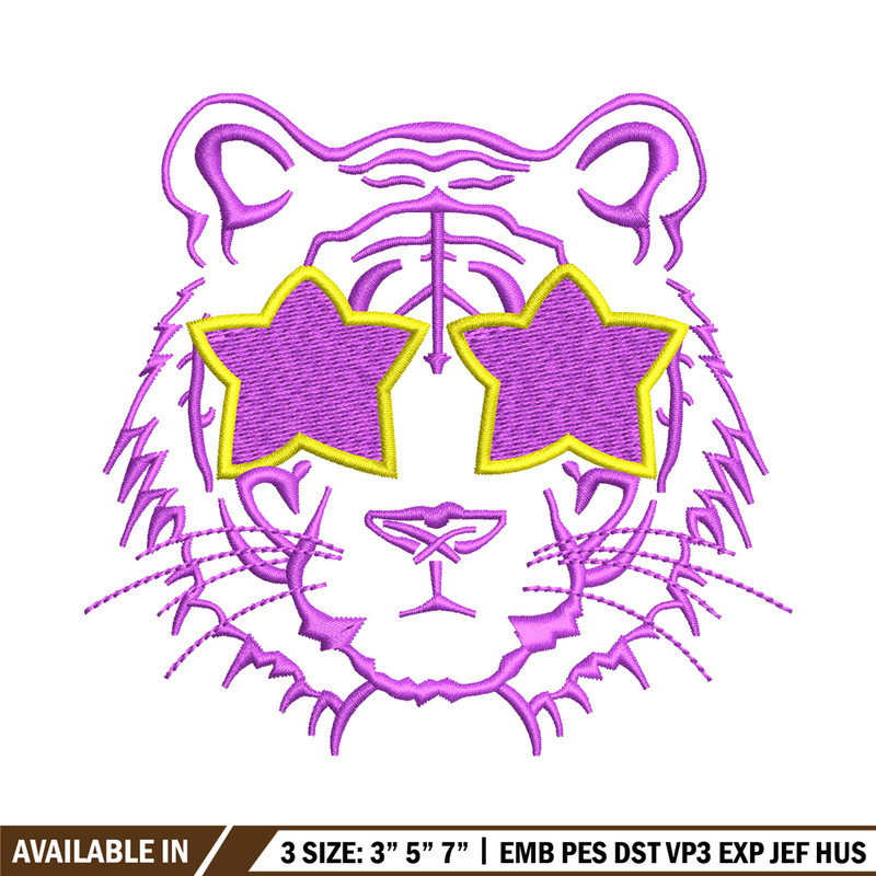Lion face star embroidery design, Lion embroidery, Embroidery file, Embroidery shirt, Emb design, Digital download.jpg