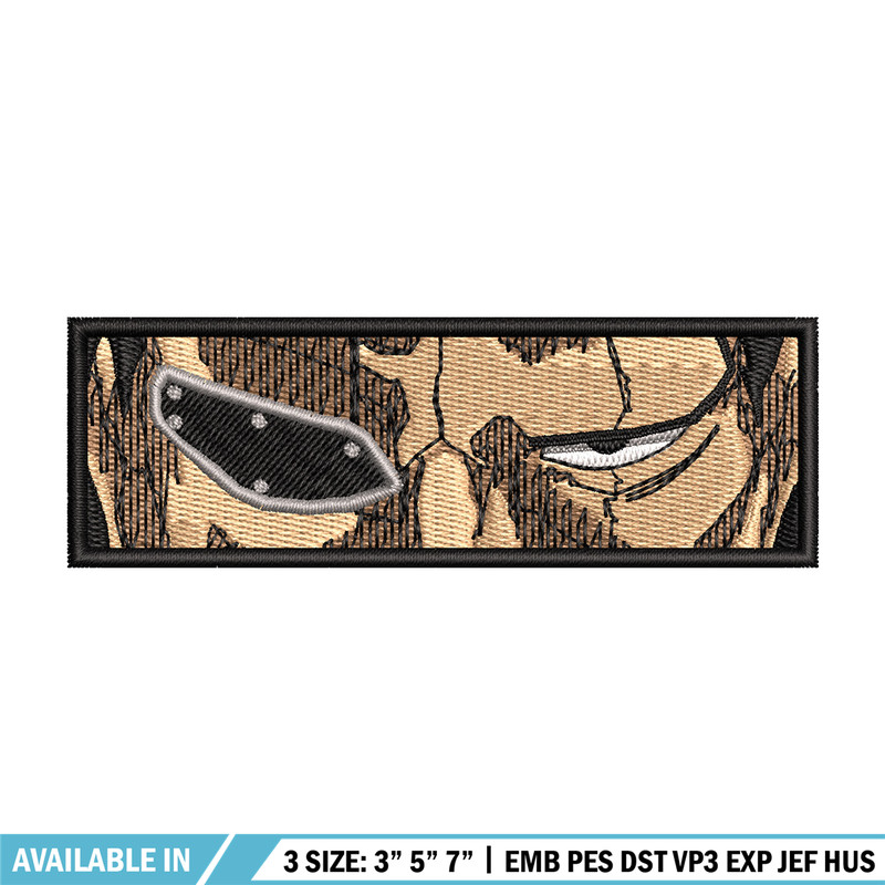 Kenpachi eyes embroidery design, Bleach embroidery, Anime design, Embroidery shirt, Embroidery file, Digital download.jpg