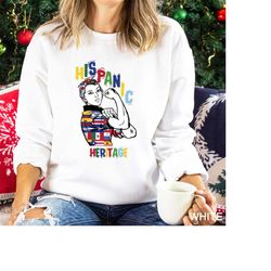 hispanic heritage month sweatshirt, hispanic heritage, countries flags shirt, mexican shirt, spanish sweatshirt, latina