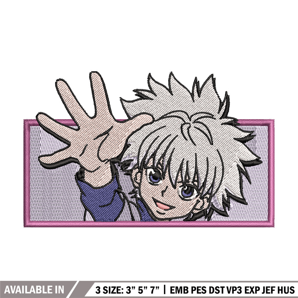 Killua nike embroidery design, Hunter x hunter embroidery, nike design, Logo shirt, anime shirt, digital download.jpg