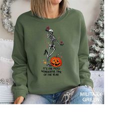 it's the most wonderful time of the year halloween sweatshirt, vintage halloween sweatshirt,wonderful time of the year,