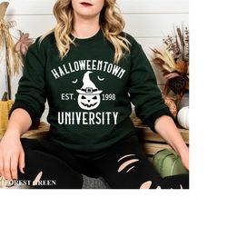 halloweentown university sweatshirt halloweentown sweatshirt halloween town sweatshirt halloween crewneck fall sweater,