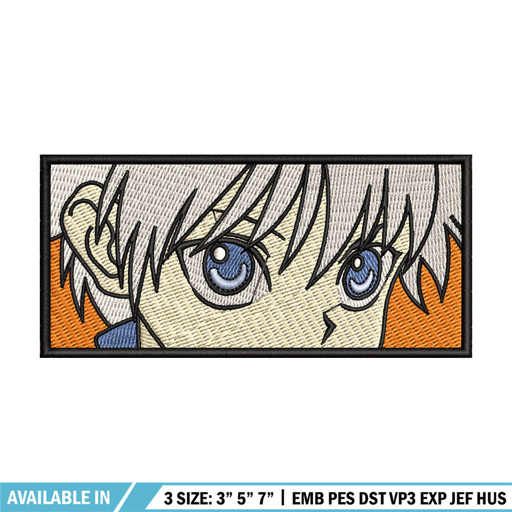 Killua eyes embroidery design, Hxh embroidery, Anime design, Embroidery shirt, Embroidery file, Digital download.jpg