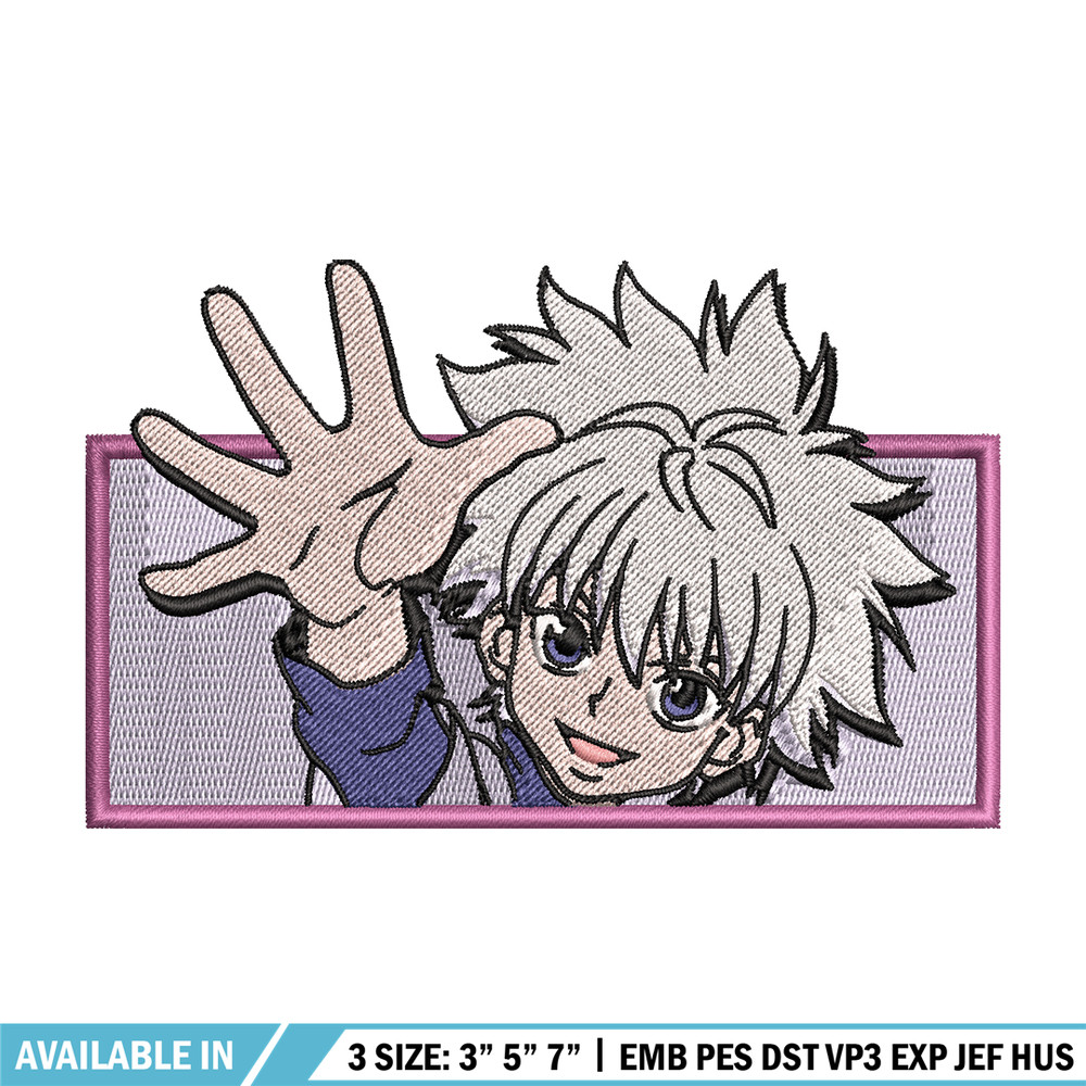 Killua nike embroidery design, Hunter x hunter embroidery, nike design, Logo shirt, anime shirt, digital download.jpg