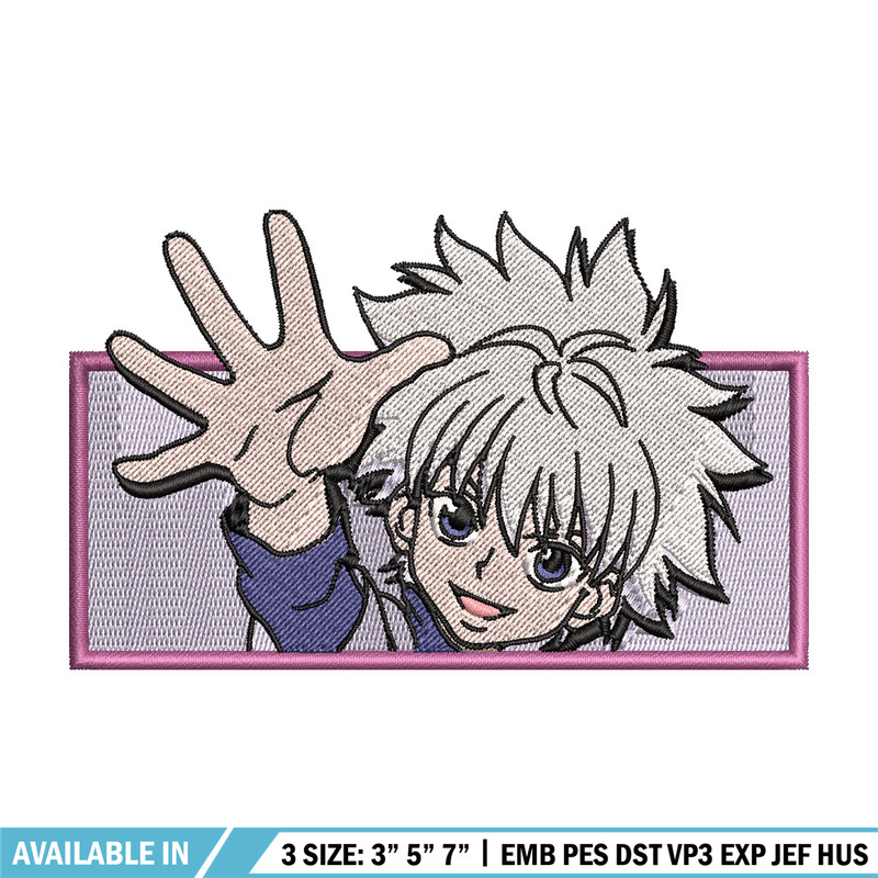 Killua nike embroidery design, Hunter x hunter embroidery, nike design, Logo shirt, anime shirt, digital download.jpg