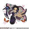 Kochou Shinobu embroidery design, Kimetsu no Yaiba embroidery, logo design, anime design, anime shirt, Digital download.jpg