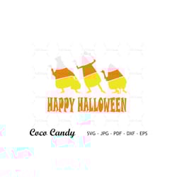 corn candy ghost svg | halloween svg | haunted mansion svg | ghost svg | corn candy svg | cut files for cricut | silhoue