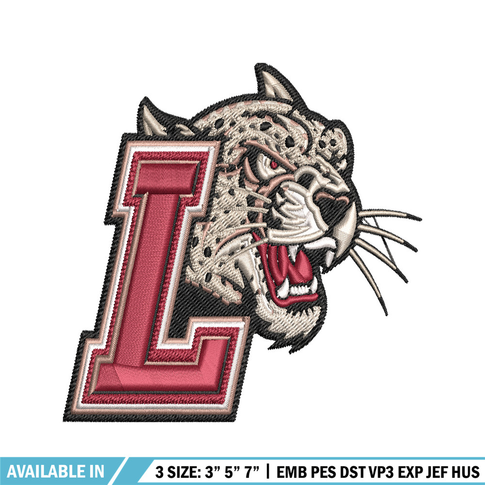 Lafayette Leopards embroidery design, Lafayette Leopards embroidery, logo Sport, Sport embroidery, NCAA embroidery..jpg