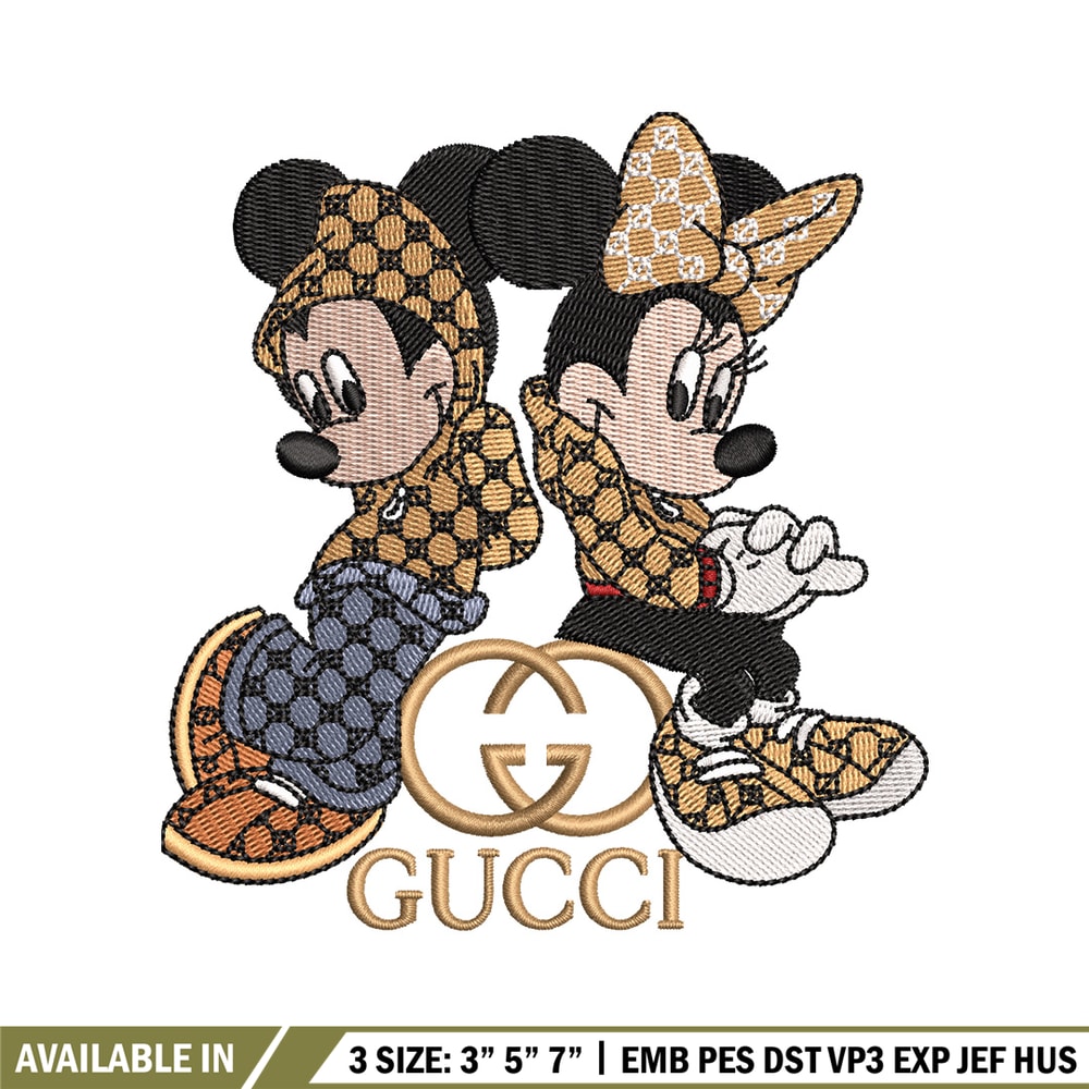 Mickey couple gucci embroidery design,Mickey embroidery, Embroidery file, Embroidery shirt, Emb design, Digital download.jpg