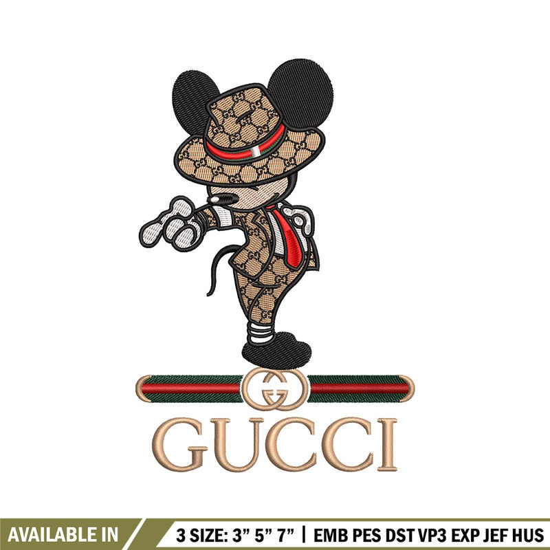 Mickey gucci embroidery design, Mickey embroidery, Embroidery file, Embroidery shirt, Emb design, Digital download.jpg