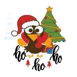 funny turkey santa, ho ho ho, christmas tree, chicken lover, thanksgiving day png svg cricut file, instant download