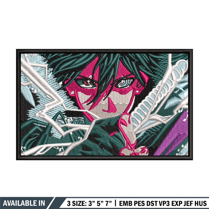 Sasuke sword embroidery design, Naruto embroidery, Anime design, Embroidery shirt, Embroidery file, Digital download.jpg