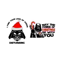 darth vader christmas svg, may the power of christmas be with you cut file, funny christmas, vader svg, instant download
