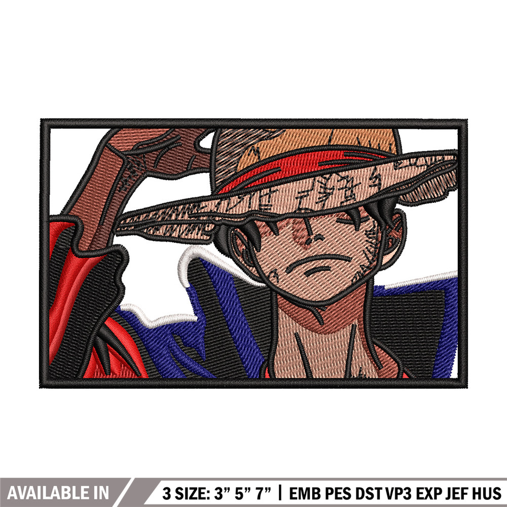 Luffy cool box embroidery design, One piece embroidery, Embroidery file, Embroidery shirt, Emb design, Digital download.jpg
