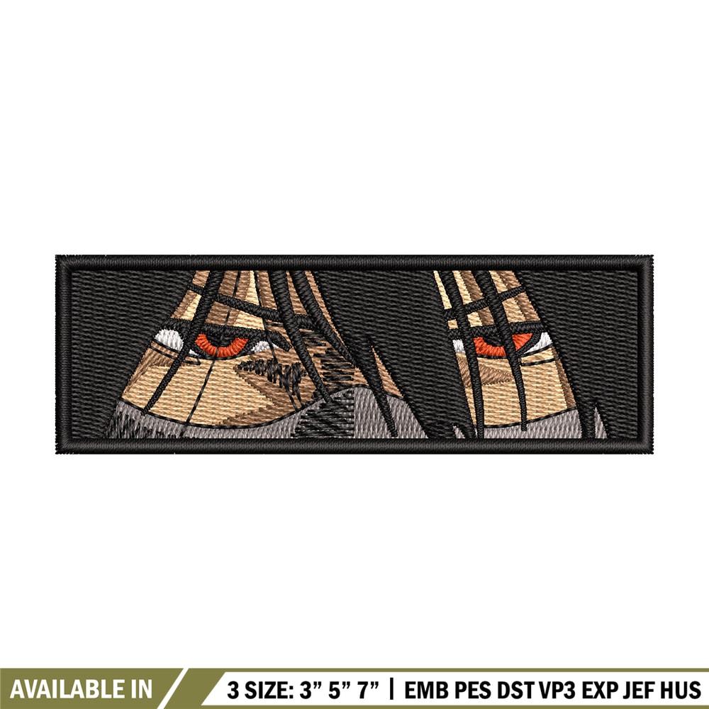 Mugetsu Eyes embroidery design, Bleach embroidery, Anime design, Embroidery shirt, Embroidery file, Digital download.jpg